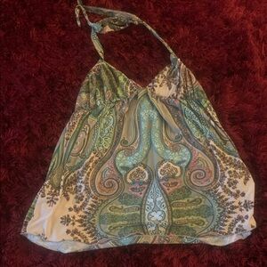 Paisley Halter Top